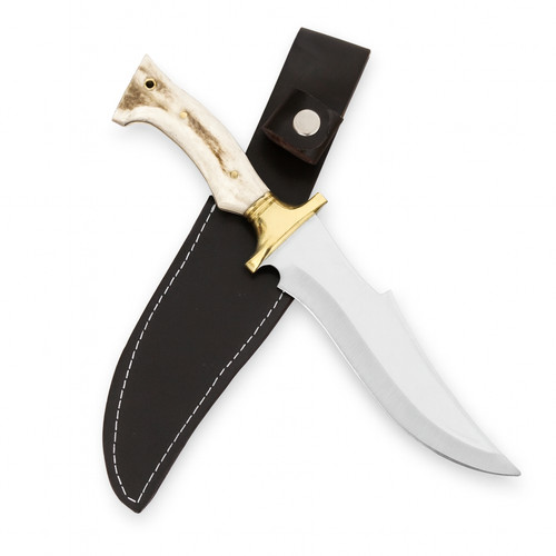 Hirschgeweih bowie jagdmesser - hirschgeweih,