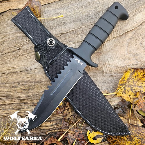 Jagdmesser schwarz bowie - schwarz,