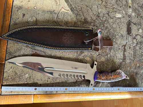 Bowiemesser valkyre fulltang - bowiemesser,