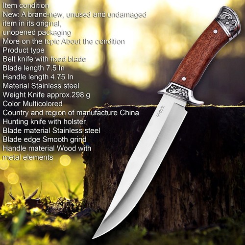 Hunting bowie knife - hunting,